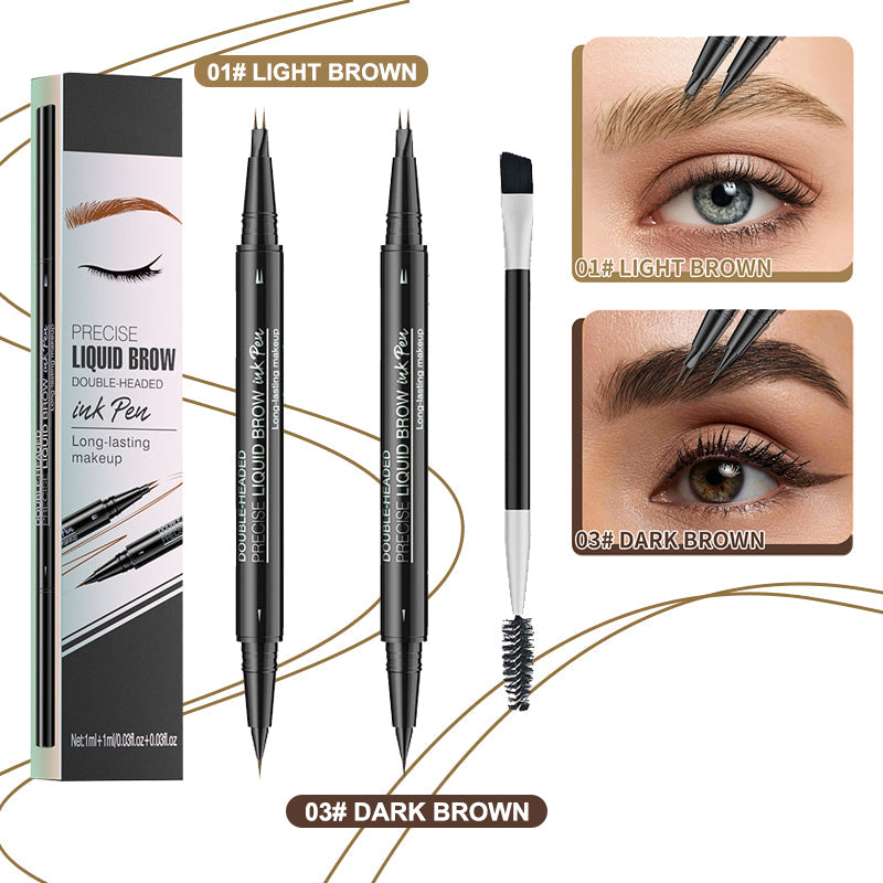 ✨🔥Neujahrsangebot 2025🔥2-in-1-Microblading-Augenbrauenstift mit zwei Enden