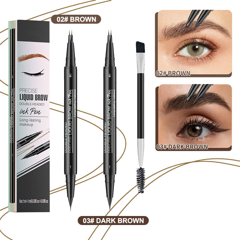 ✨🔥Neujahrsangebot 2025🔥2-in-1-Microblading-Augenbrauenstift mit zwei Enden