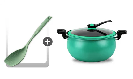 🧑🍳Empfohlen vom Michelin-Sternekoch🏆Multifunktionaler Schnellkochtopf mit großem Fassungsvermögen und Antihaftbeschichtung