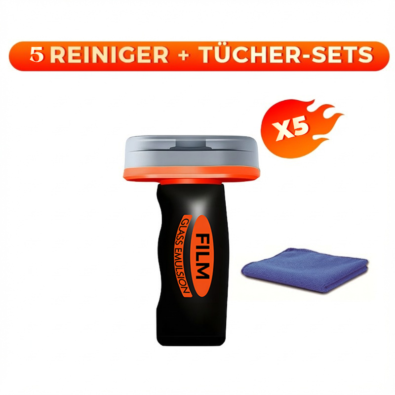 📢📢50 % Rabatt!! + 2 KAUFEN, 1 GRATIS! ⚡ 2026 Modell tragbare Autoglas-Ölfilm-Entferner 🚗 – Ein Sprühen, ein Wischen, klare Sicht für sichere Fahrten!