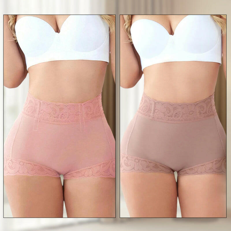 🎁🩷Klassischer Damen-Spitzen-Slip für den Alltag, formt den Po und glättet ihn.