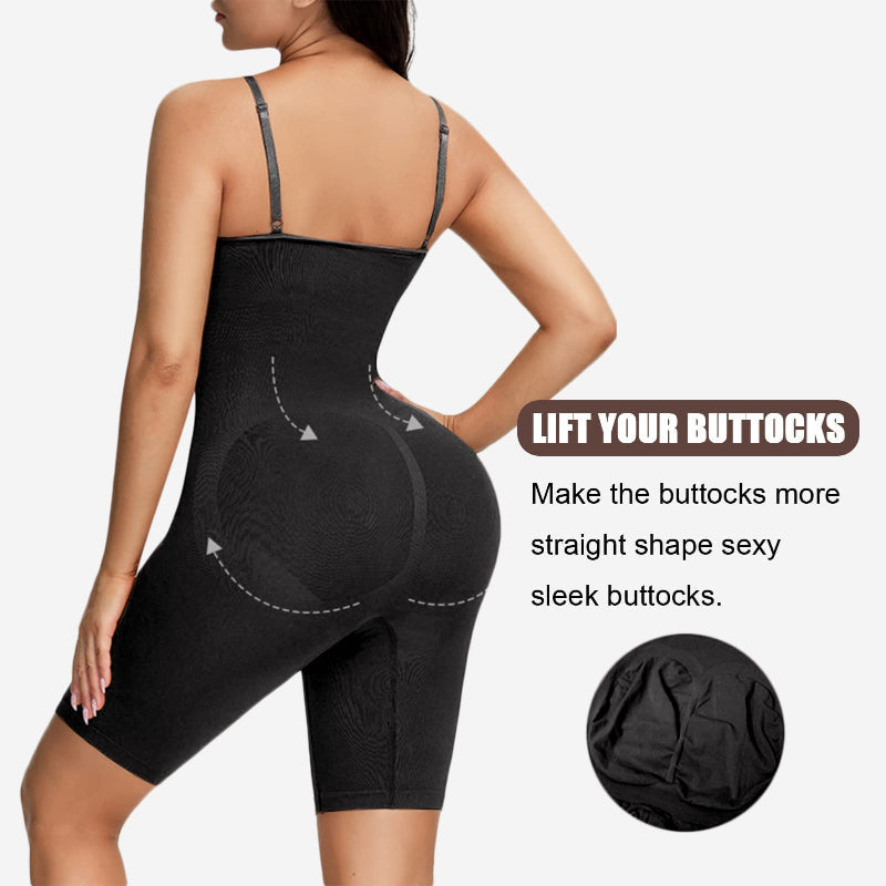 🎁 50 % Rabatt🔥GLÄTTENDER NAHTLOSER BODYSUIT(Offener Schritt)