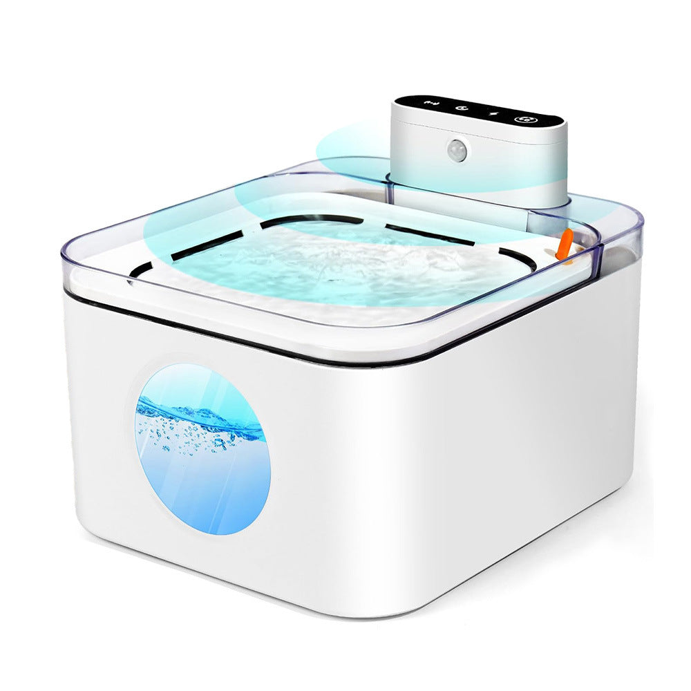 🎁Automatischer Katzenbrunnen 2,2 L batteriebetriebener Trinkbrunnen für Haustiere mit Bewegungssensor, kabelloses, geräuschloses Design für Hunde und Katzen #TOP-AUSWAHL