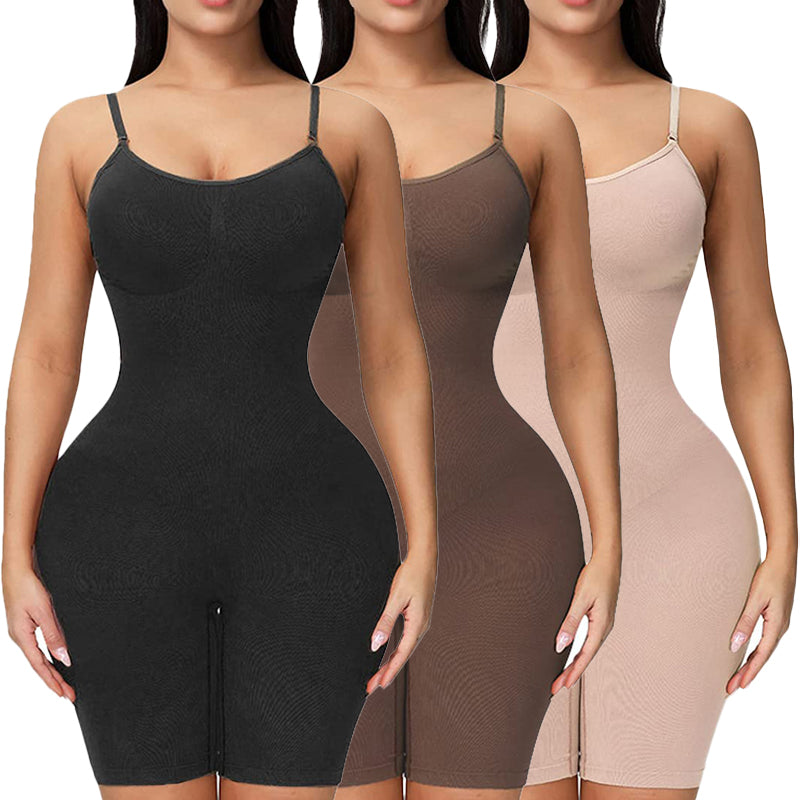 🎁 50 % Rabatt🔥GLÄTTENDER NAHTLOSER BODYSUIT(Offener Schritt)