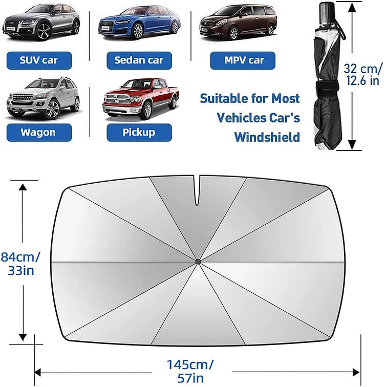 đ 50% Rabatt đ Faltbarer Auto-Sonnenschutz fĂŒr die Windschutzscheibe