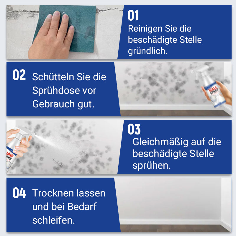 💥2 kaufen, 1 gratis🔥Magisches Wandreparatur Spray-Set