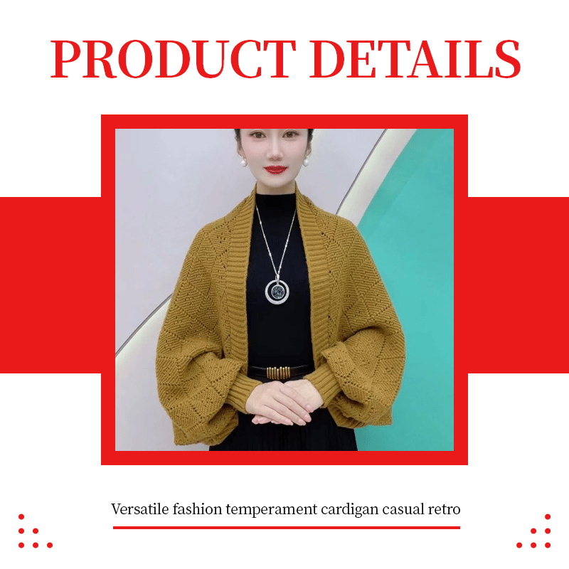 🧣Mode ausgehöhlte Strickjacke👚