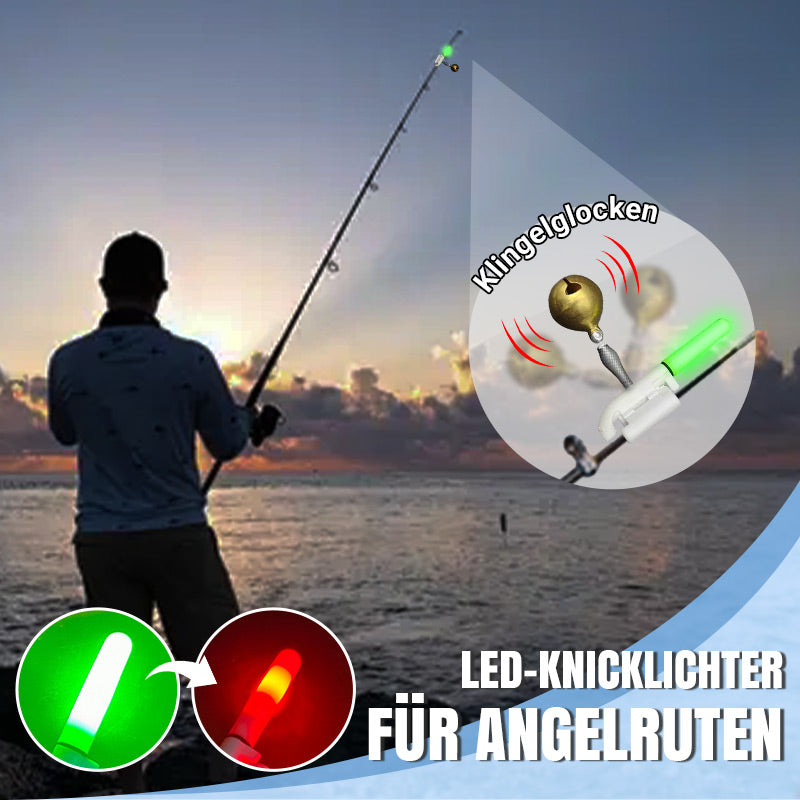 🔥Mehr Kaufen Mehr Sparen🎣LED-Knicklichter für Angelruten mit Alarmglocke🔥