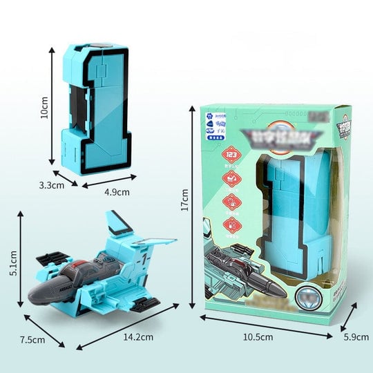 🤖🔥Sonderangebot💥Lustiges & lehrreiches Spielzeug Verformung Zahl Transform Roboter- Cool & Smart!🤖