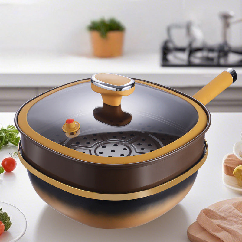 🍳Titan-Keramik Topf mit Glasdeckel – Gesundes Kochen, Antihaft & Jetzt 50% Rabatt und ✈️kostenloser Versand