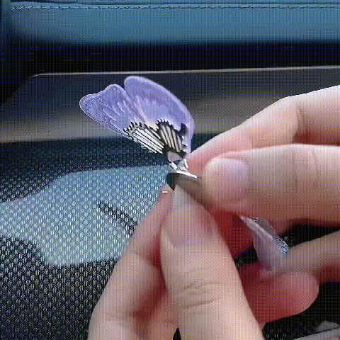 🔥2025 SALE - Stickerei Schmetterling Dekoration🚗🦋
