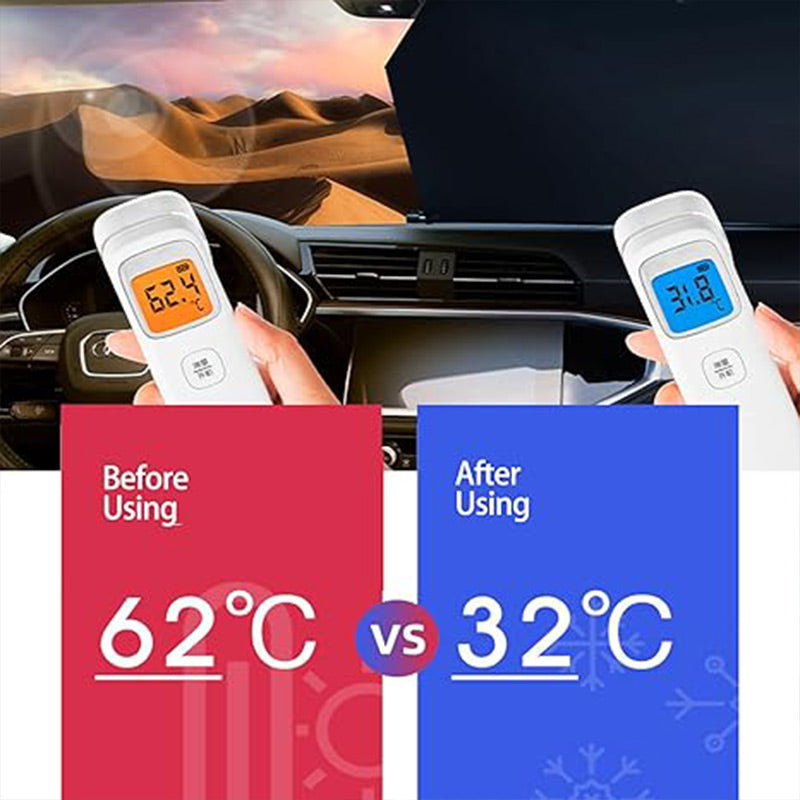 đ50% Rabatt đUniversal versenkbare Sonnenblende fĂŒr Auto-Frontscheiben