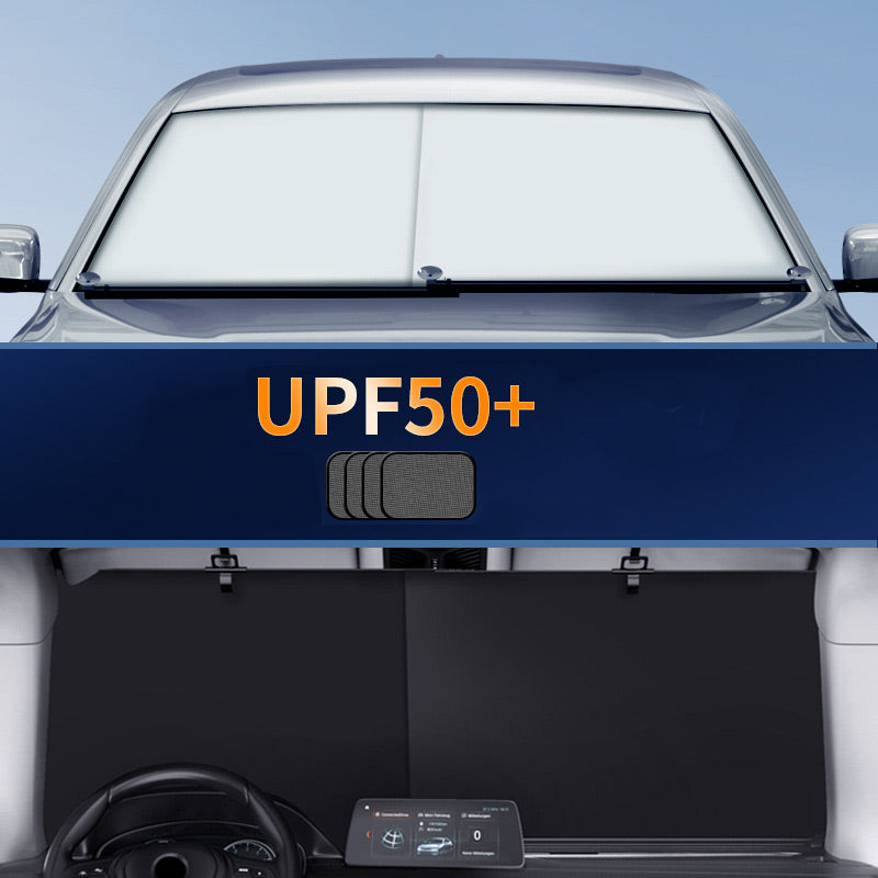 đ50% Rabatt đUniversal versenkbare Sonnenblende fĂŒr Auto-Frontscheiben