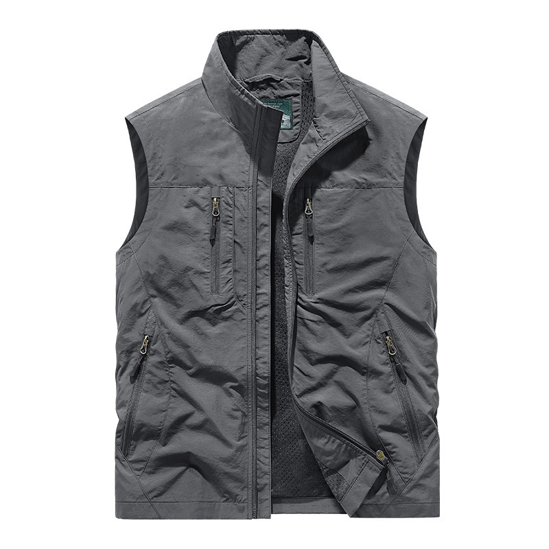 ⏰Zeitlich begrenzter Verkauf – 50 % RABATT🔥🧥 Herren Oversized Ärmellose Westenjacke mit Taschen