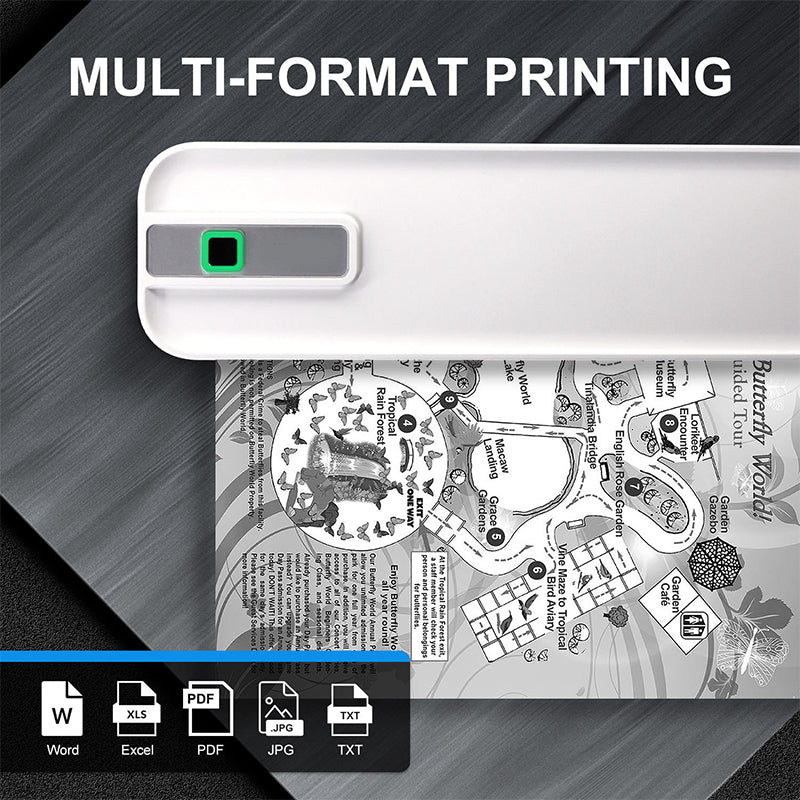 58mm Bluetooth Thermodrucker Mini Kabelloser Barcode-Ticketdrucker für Windows Android IOS POS-Terminal