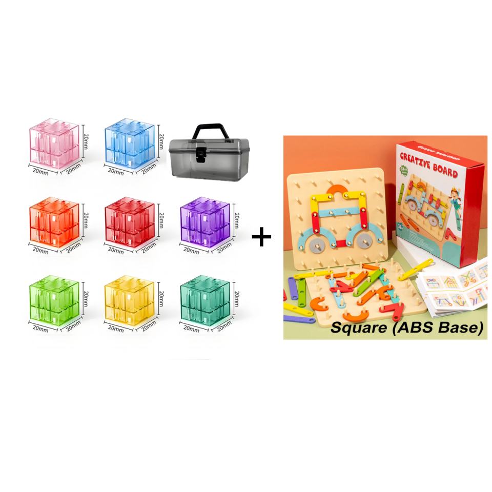 Magnetisches Bauklötzchen-Set für Kinder