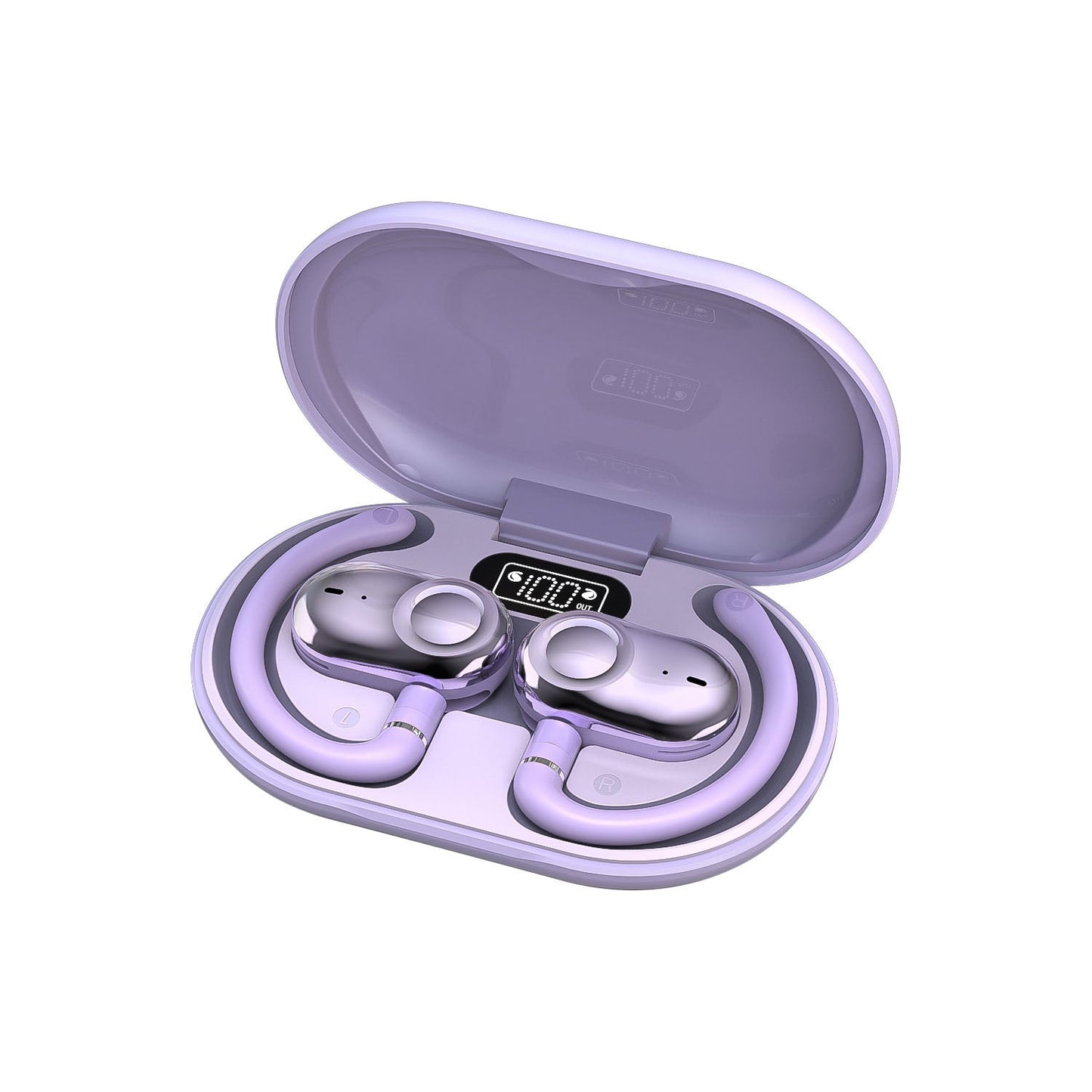 ⏳Nur für kurze Zeit 50 % Rabatt🎄Drehbares Bluetooth-Sport-Headset mit offenem Ohr
