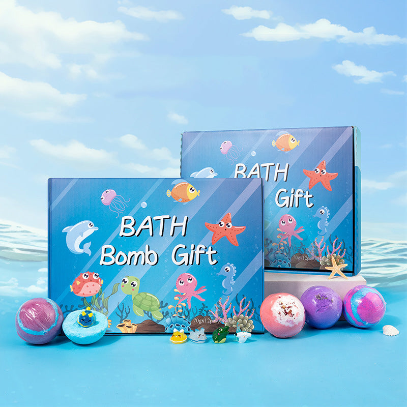 🔥HEISSER VERKAUF 50% RABATT🔥12-teiliges Badebomben-Geschenkset für Kinder