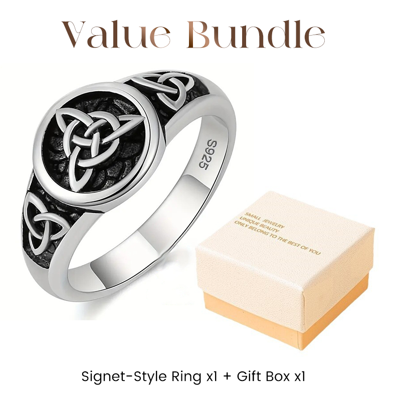 đ„Limitiertes Angebot: đKeltischer Liebesknoten Ring â Trinity Design â Vintage Silber