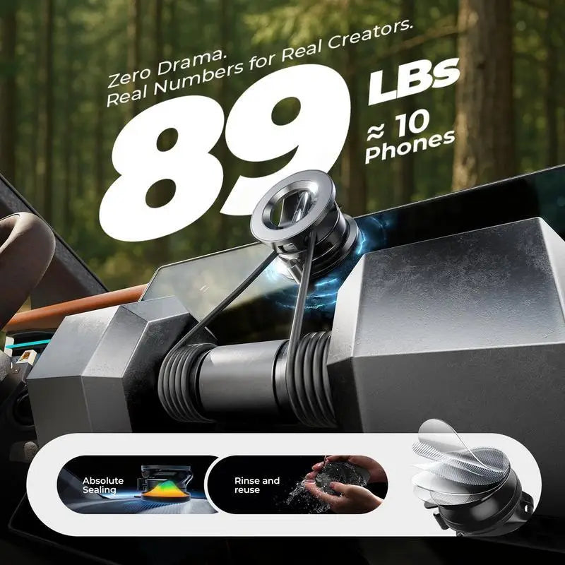 🔥Mehr kaufen, mehr sparen🔄360° verstellbarer magnetischer Vakuum-Telefonhalter📱🚗