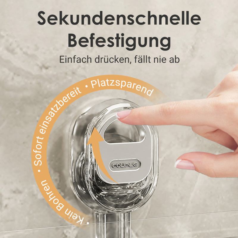 🔥✨Neu aufgerüstet – praktisch – langlebig – Lagerregal mit Saugnäpfen und Abflusslöchern