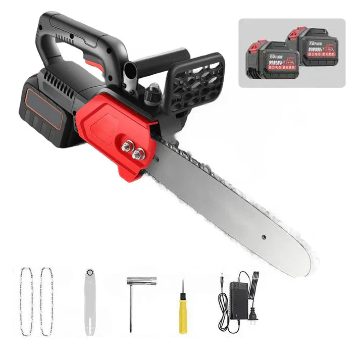 🔥⚡Exquisite und langlebige Verarbeitung. Tragbare Hochleistungs-Kettensäge mit Lithium-Ionen-Akku📢📢Letzte 3 Stunden: Riesen-Angebote!⏰⏰