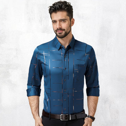 🌲Neujahrsverkauf 50% Rabatt🌲Dünnes, bügelfreies Hemd für Herren👔