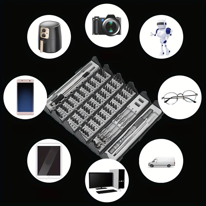 😍50% OFF🪛128-in-1-Präzisions-Schraubendreher-Set🧰 Demontage- und Reparaturwerkzeug, multifunktionales manuelles Schraubendreher-Buch-Set