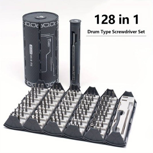 😍50% OFF🪛128-in-1-Präzisions-Schraubendreher-Set🧰 Demontage- und Reparaturwerkzeug, multifunktionales manuelles Schraubendreher-Buch-Set