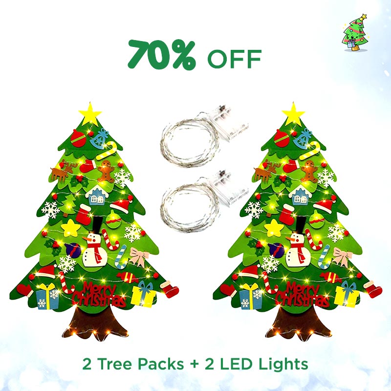 🔔Weihnachtsangebote 50 % Rabatt🔔DIY-Filz-Weihnachtsbaum-Set🎄