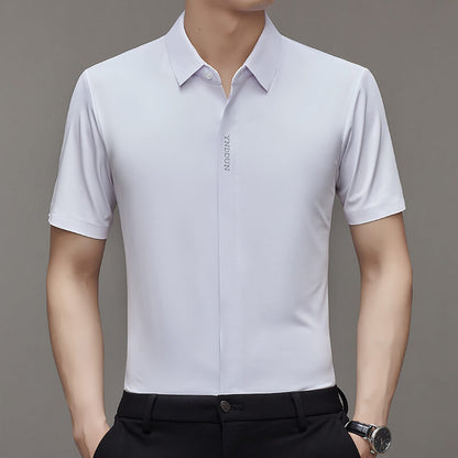 🔥50% OFF🔥Ice Silk Schnell trocknendes Business-Hemd für Herren