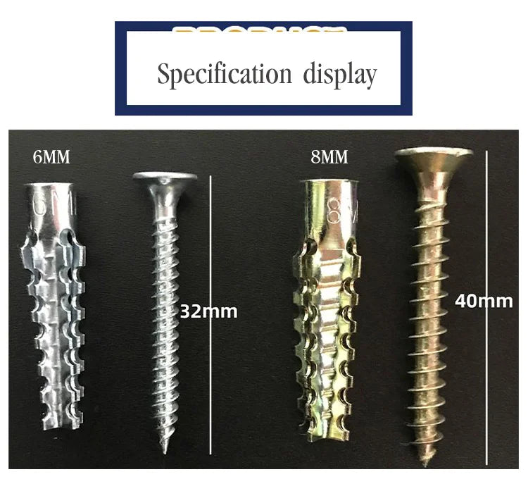 🔥SUPER ANGEBOT🔥 Upgegradete gezahnte Eisen-Expansionsschraube