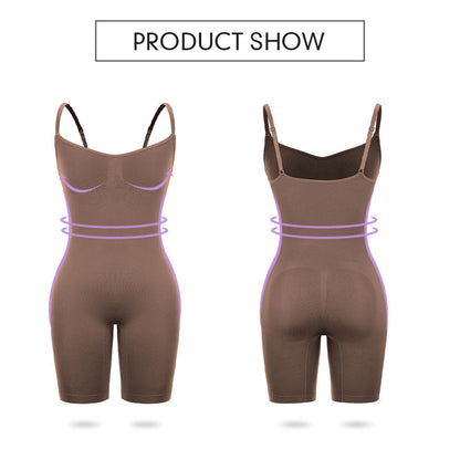 🎁 50 % Rabatt🔥GLÄTTENDER NAHTLOSER BODYSUIT(Offener Schritt)