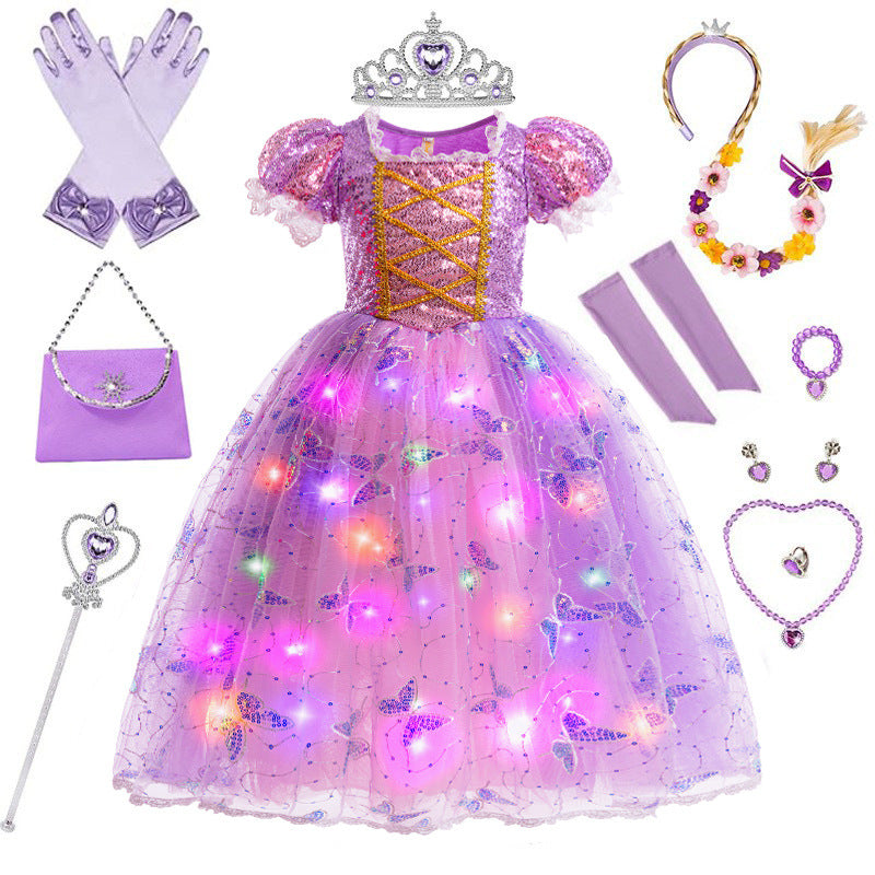 Partykleid-Set für Kinder mit zum Aufleuchten