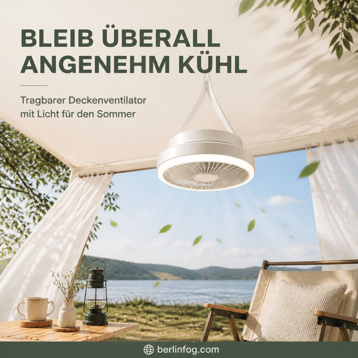 ⏰ Zeitlich begrenztes Angebot: 40% RABATT auf wiederaufladbaren Deckenventilator mit LED! 🌬️✨