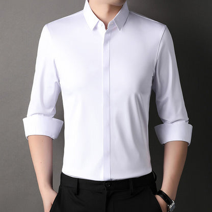 🎉2025 Neuheiten-Schnäppchenangebot✨Knitterfreies Button-Down-Hemd für Herren