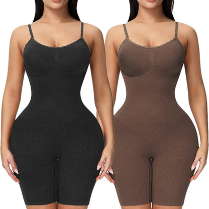 🎁 50 % Rabatt🔥GLÄTTENDER NAHTLOSER BODYSUIT(Offener Schritt)