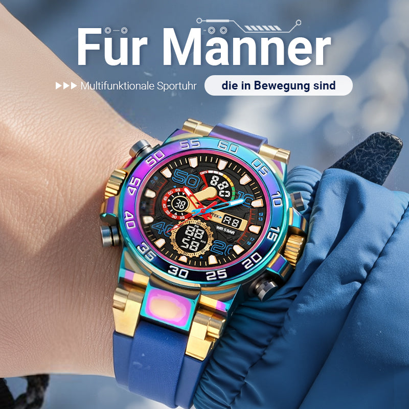 🔥Fröhliches Neujahr! 50% auf alles 🔮Neueste Modetrends🕐🕐Multifunktionale wasserdichte LED-Digitaluhr