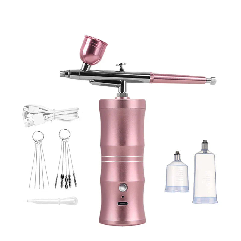 🎨 Elektrisches Airbrush-Set mit Kompressor – Dein tragbares Studio für mühelose Kreativität! ✨