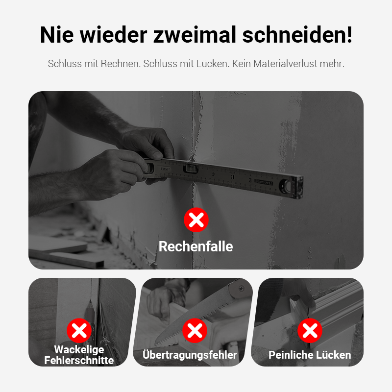 ⏳Begrenzte Zeit 50% Rabatt💥2-in-1 Mess- und Gehrungssägen Werkzeug