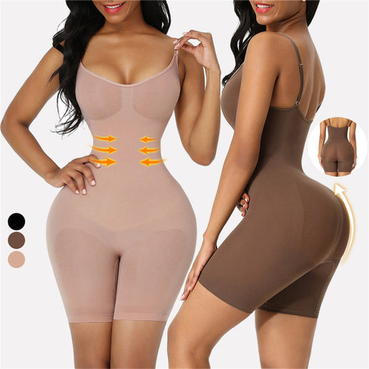 🎁 50 % Rabatt🔥GLÄTTENDER NAHTLOSER BODYSUIT(Offener Schritt)