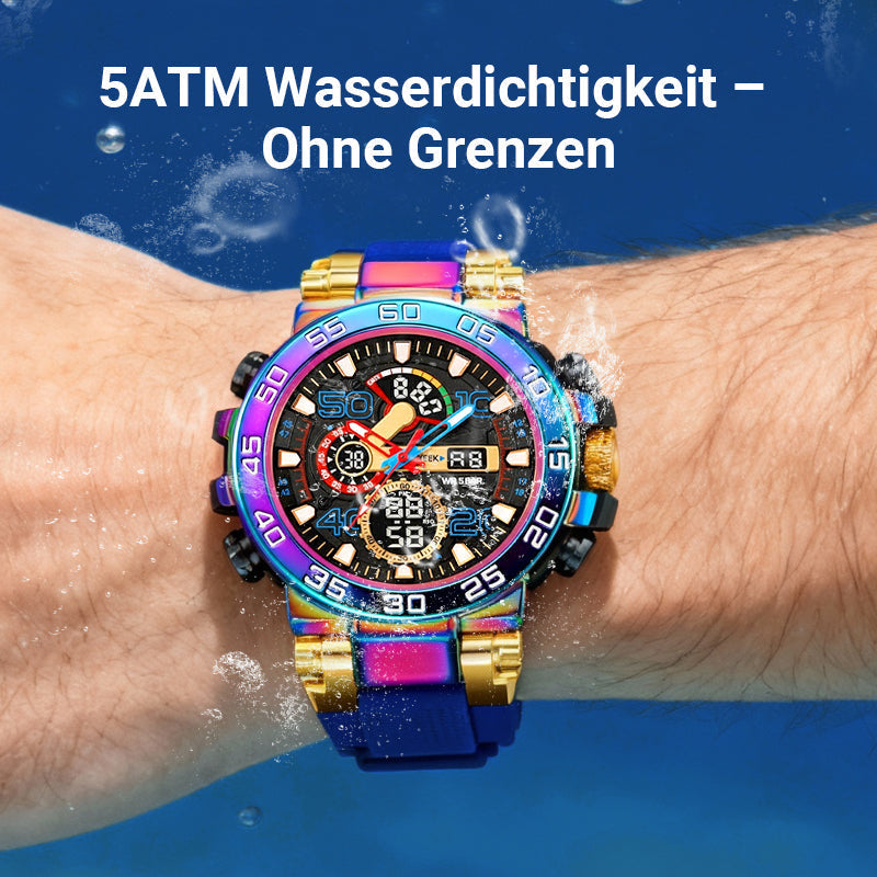 🔥Fröhliches Neujahr! 50% auf alles 🔮Neueste Modetrends🕐🕐Multifunktionale wasserdichte LED-Digitaluhr