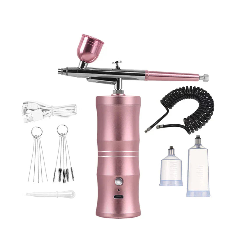 🎨 Elektrisches Airbrush-Set mit Kompressor – Dein tragbares Studio für mühelose Kreativität! ✨