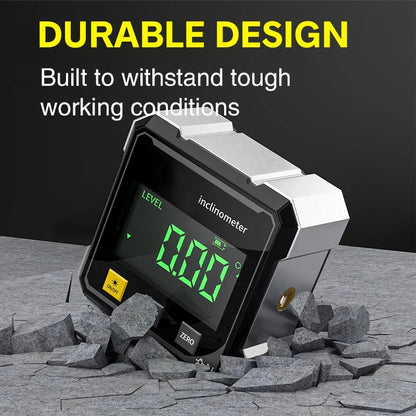 ⏳Begrenzte Zeit 50% Rabatt🔥4-seitiger digitaler Winkelmesser mit Laser und Magnetfunktion