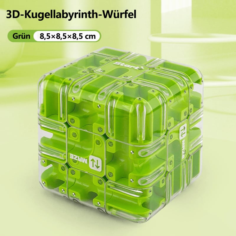 🔥2026 heißer Verkauf🔥 Lustiger 3D-Labyrinth-Rollwürfel-Puzzle