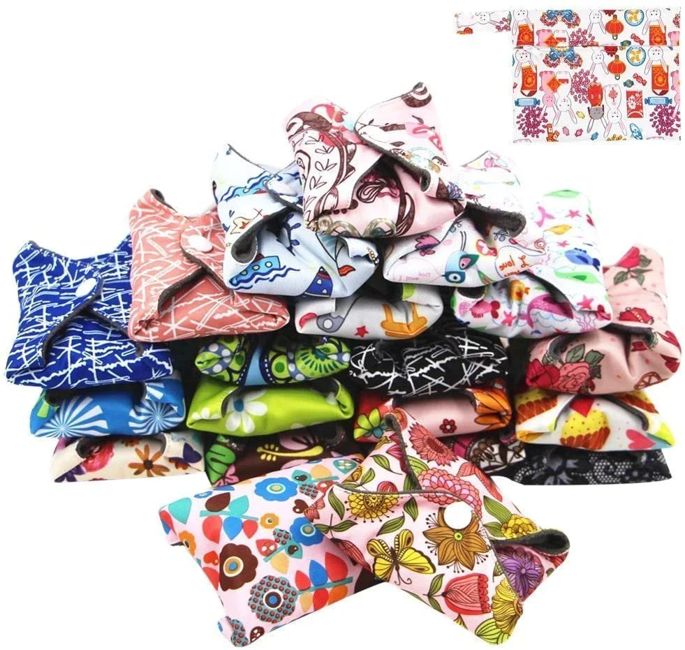 🎁Wiederverwendbare Pads, die mindestens 4 Jahre lang verwendet werden können (zufällige Farbe)