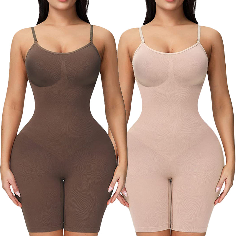 🎁 50 % Rabatt🔥GLÄTTENDER NAHTLOSER BODYSUIT(Offener Schritt)