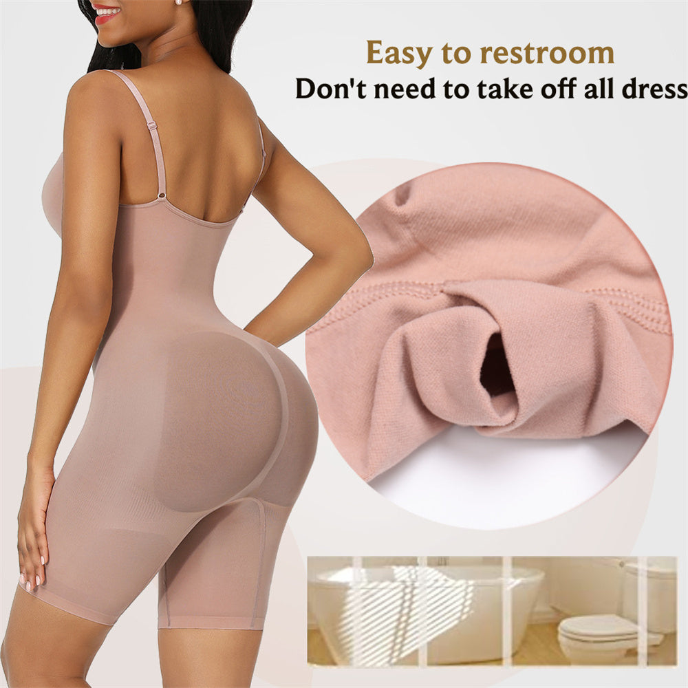 🎁 50 % Rabatt🔥GLÄTTENDER NAHTLOSER BODYSUIT(Offener Schritt)