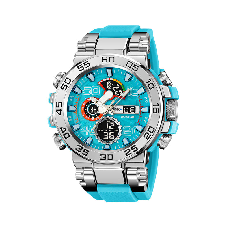 🔥Fröhliches Neujahr! 50% auf alles 🔮Neueste Modetrends🕐🕐Multifunktionale wasserdichte LED-Digitaluhr