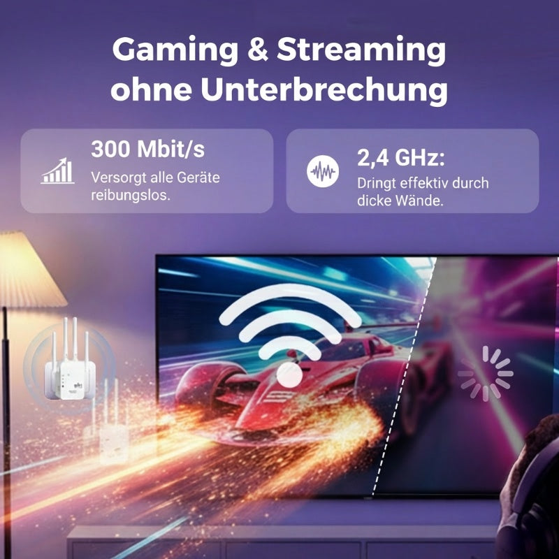 🎁Letzter Tag: 50 % Rabatt! 🔥 2026 WLAN-Verstärker – 1200 Mbit/s, Dualband (5 GHz / 2,4 GHz) 📶 Maximale Signalverstärkung – stabile Verbindung im ganzen Haus!